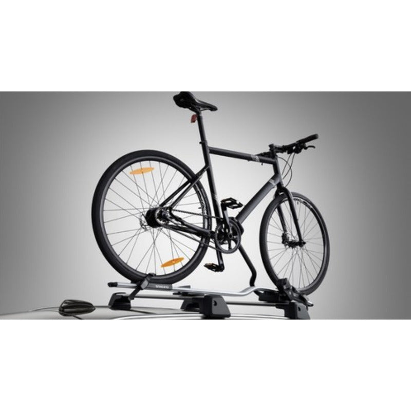 Suporte Bicicleta Para Rack Teto Volvo Original Prateado