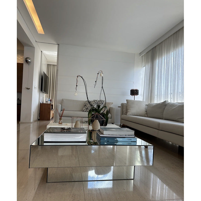 Mesa De Centro Espelhada