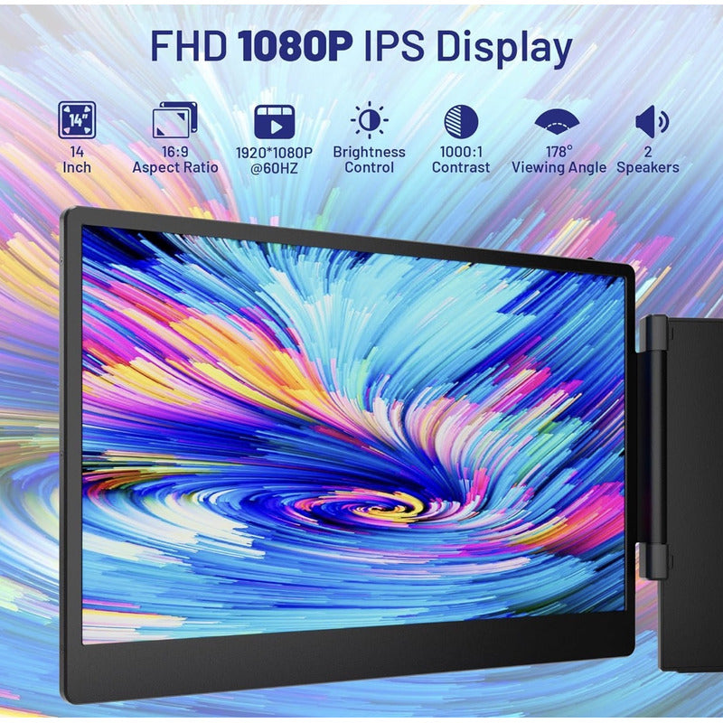 Domyfan Triple Screen 14 Preto