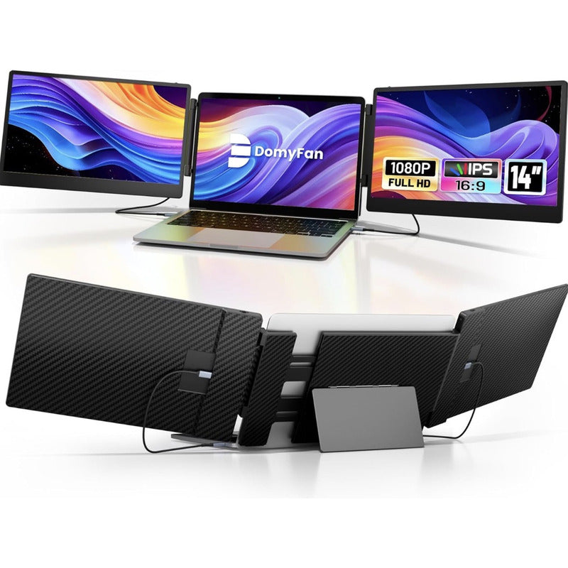 Domyfan Triple Screen 14 Preto