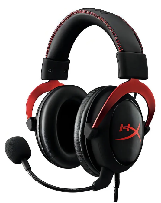 Headset Gamer HyperX Cloud II Preto Vermelho 7.1 Surround