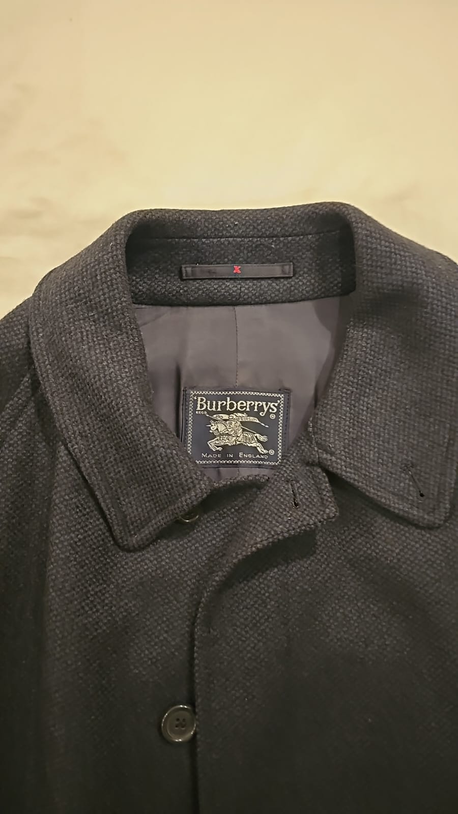 Sobretudo Burberry Balmacaan 100% Lã Made in England Masculino GG — foto 3 de 4