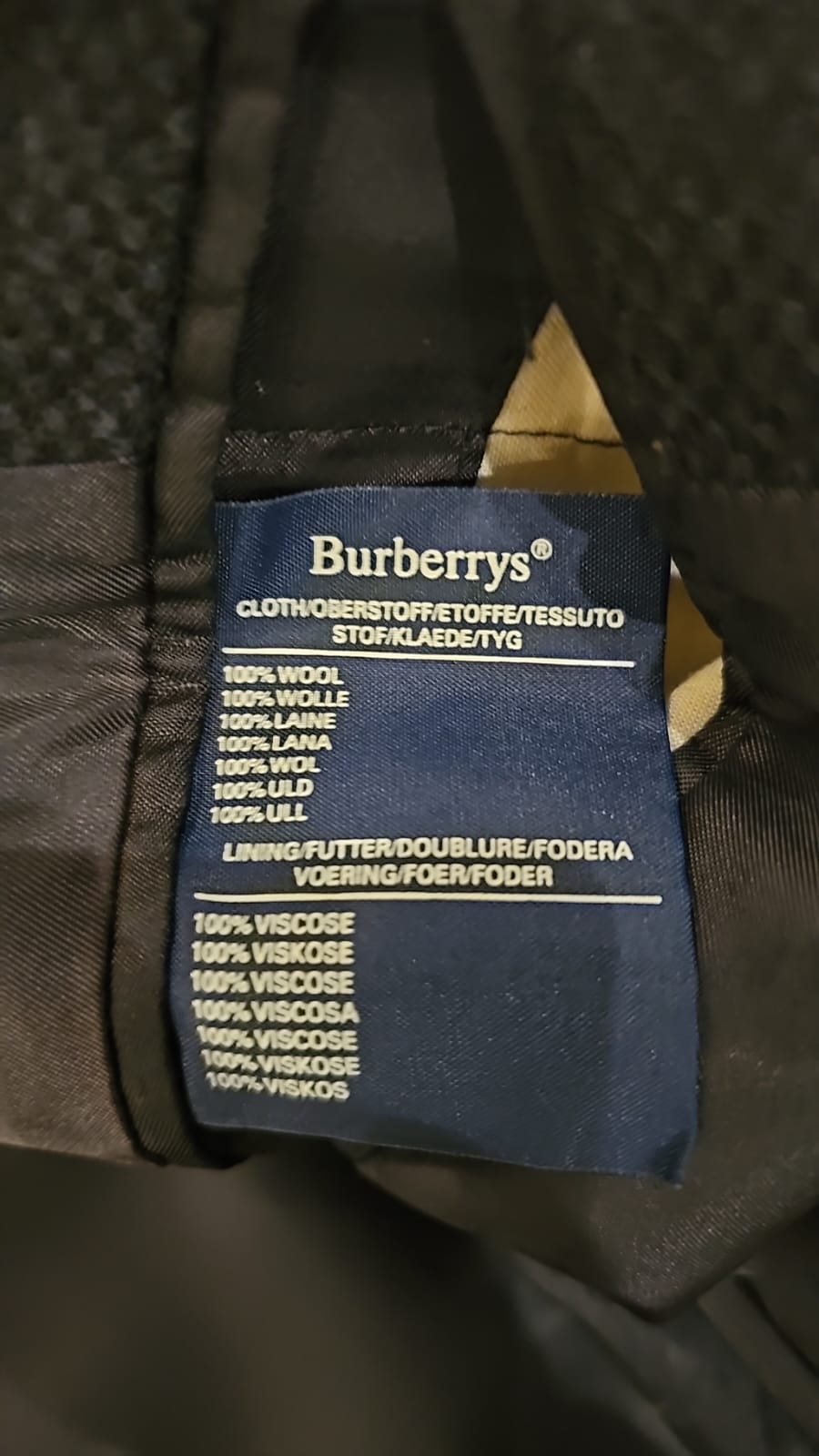 Sobretudo Burberry Balmacaan 100% Lã Made in England Masculino GG — foto 4 de 4